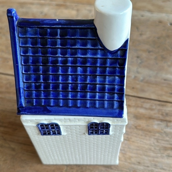 Blue Delft hand painted jar with lid - Picture 4 of 13